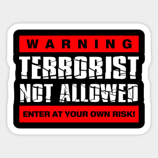 U.S. Warning Sticker